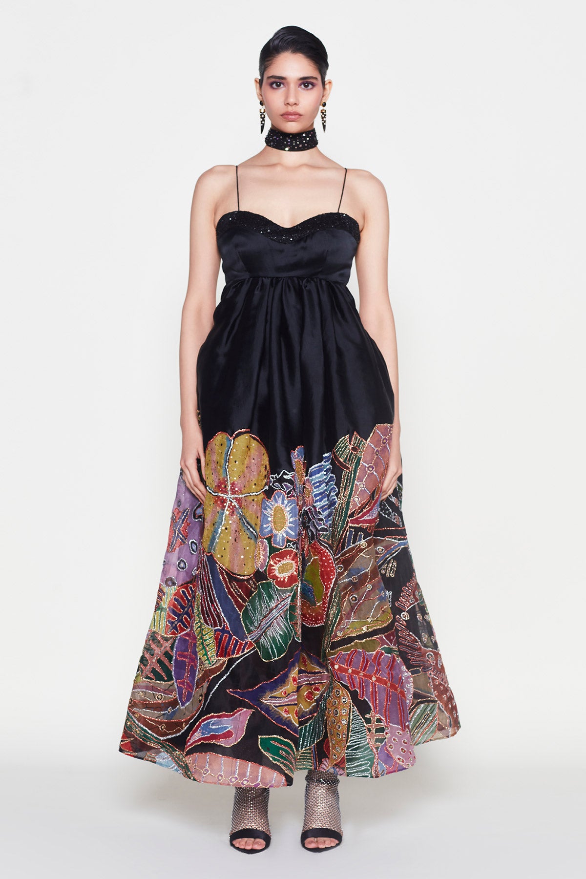 gossamer silk dress The Gossamer Silk Tulle Evening Cape (& Crest Gown)
