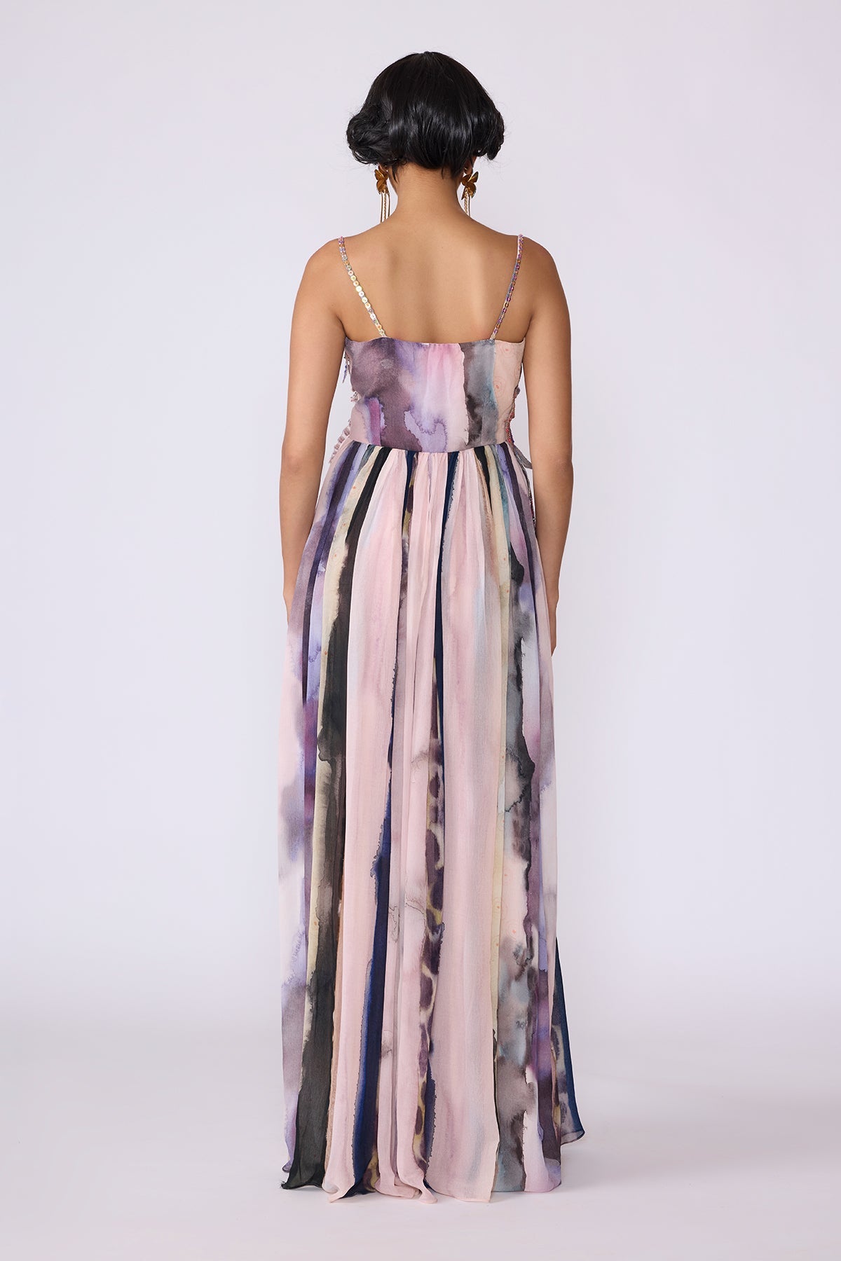 Aether - Mist Purple Cupro  Gown-RTS