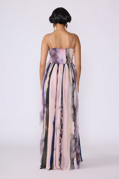 Aether - Mist Purple Cupro  Gown-RTS