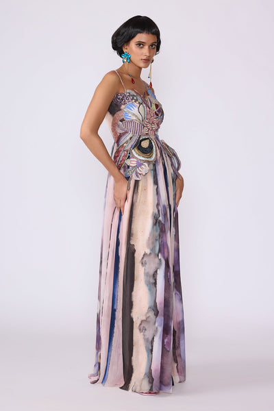 Aether - Mist Purple Cupro  Gown-RTS