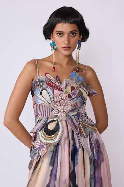 Aether - Mist Purple Cupro  Gown-RTS