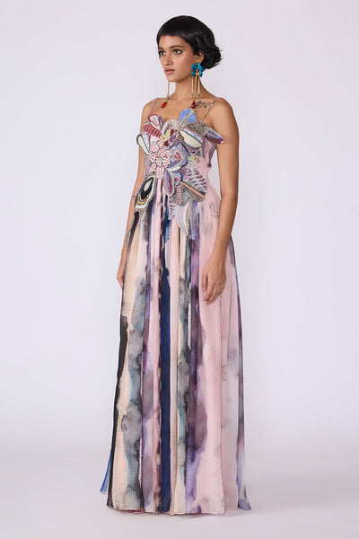Aether - Mist Purple Cupro  Gown-RTS