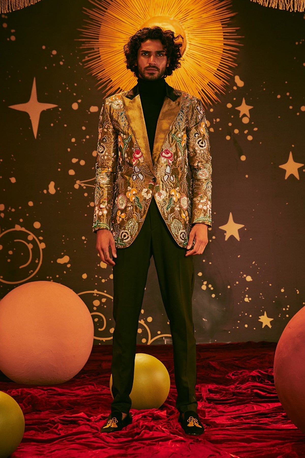 Auric - Antique Gold Blazer-RTS