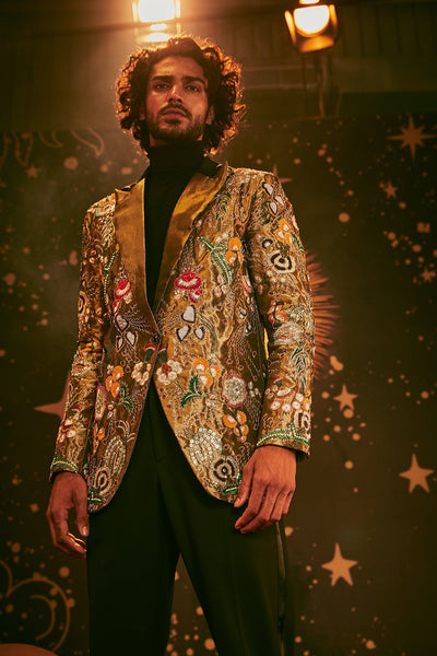 Auric - Antique Gold Blazer-RTS