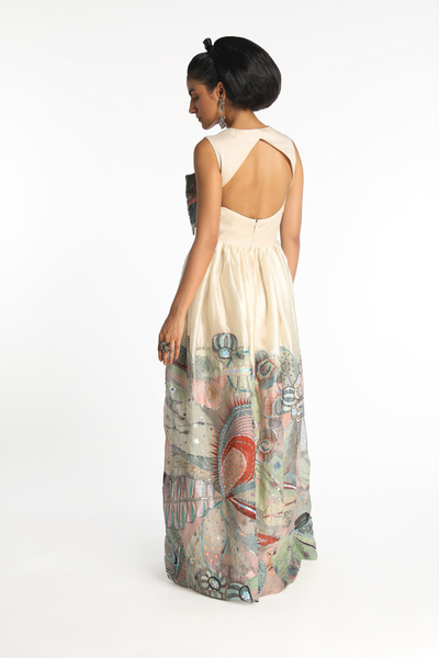 Shanaya Kapoor In Acro - Ivory Organza Bow Gown-RTS