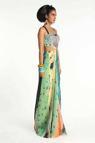 Nyxen - Pop Aurora Cupro Gown-RTS