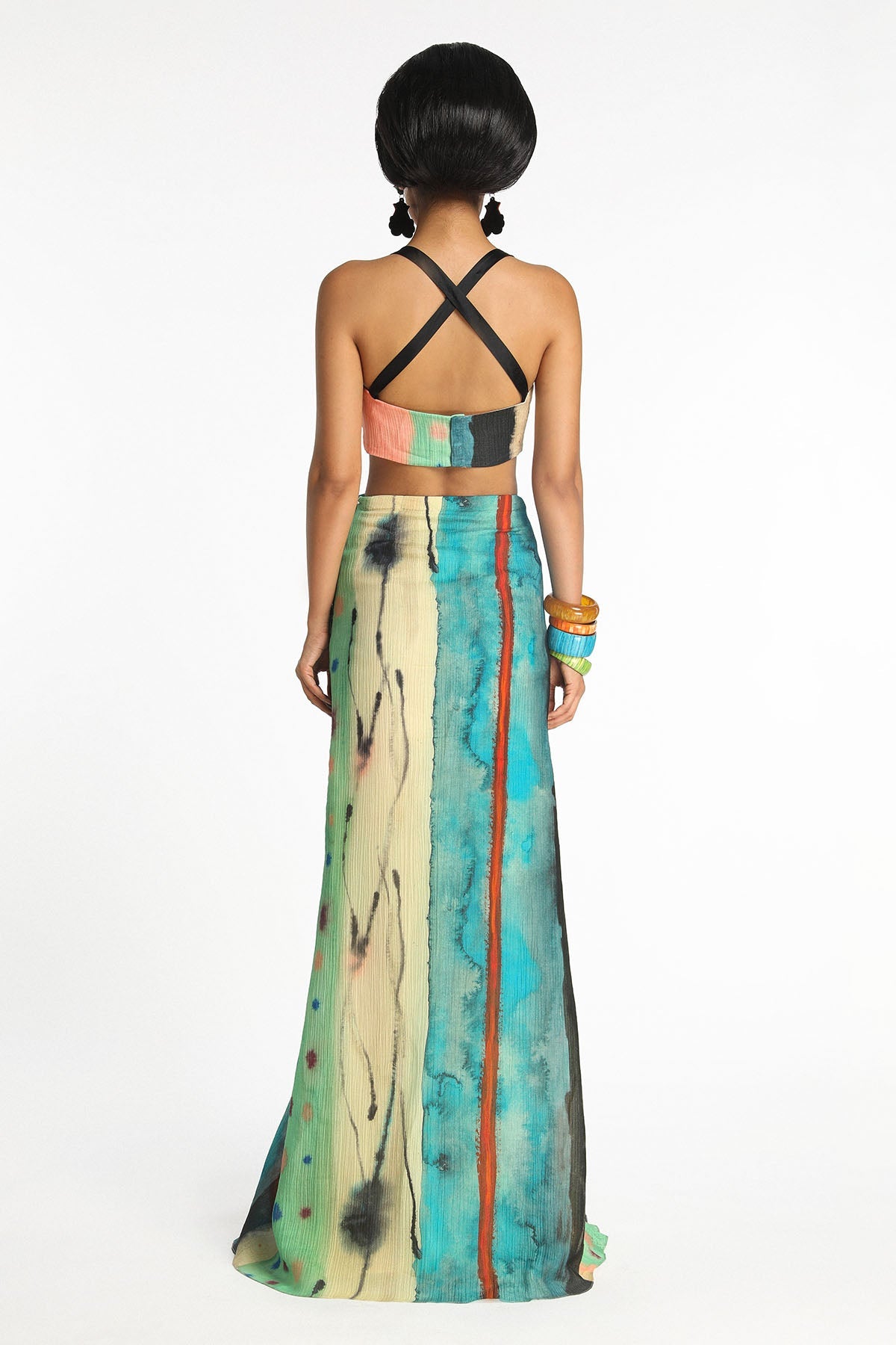 Nyxen - Pop Aurora Cupro Gown-RTS