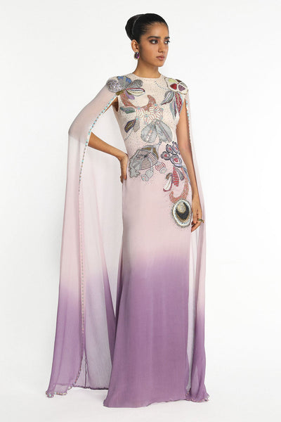 Sorbet - Mist Purple Chiffon Gown-RTS
