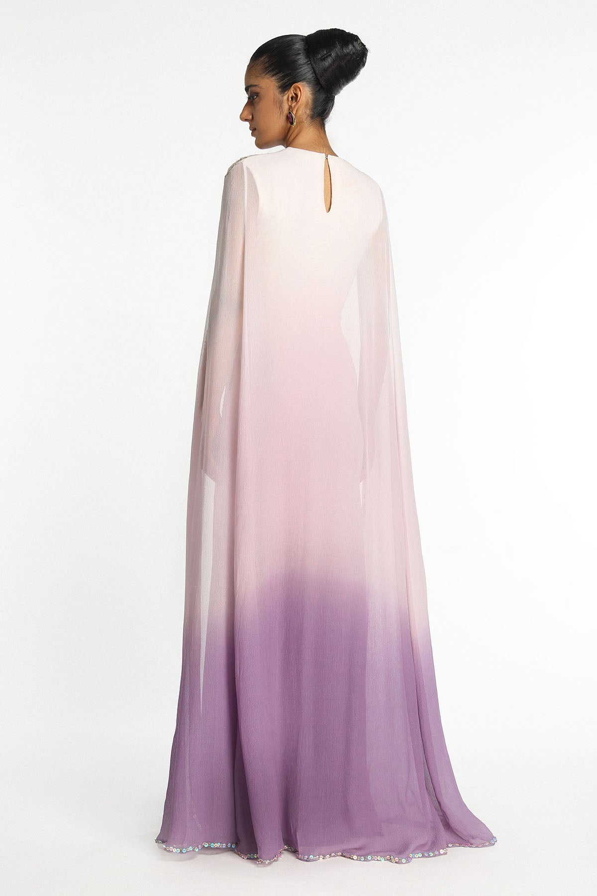 Sorbet - Mist Purple Chiffon Gown-RTS