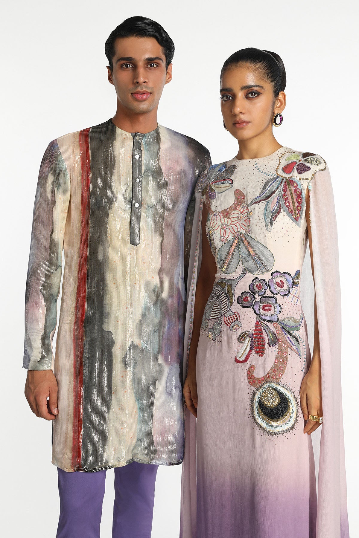 Sorbet - Mist Purple Chiffon Gown-RTS