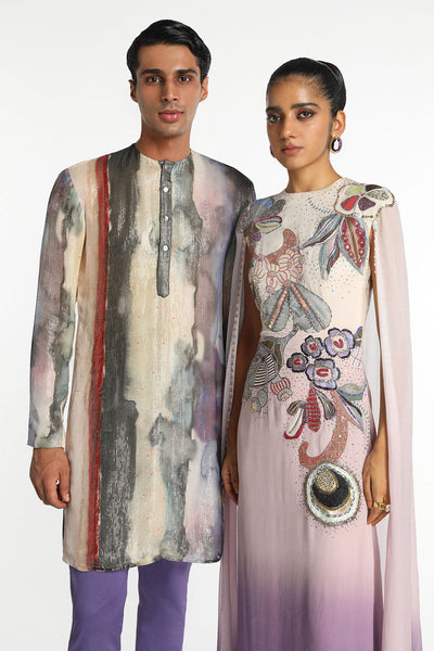 Sorbet - Mist Purple Chiffon Gown-RTS