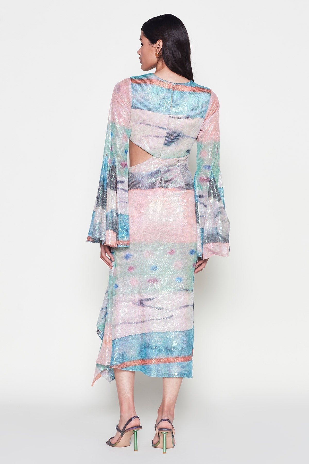 Aurovivid - Aurora Sequin Tulle Dress-RTS