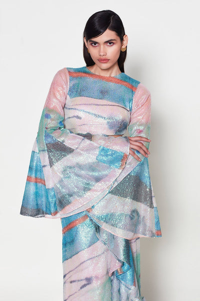 Aurovivid - Aurora Sequin Tulle Dress-RTS