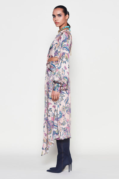 Fervid - Old Rose Silky Satin Dress-RTS