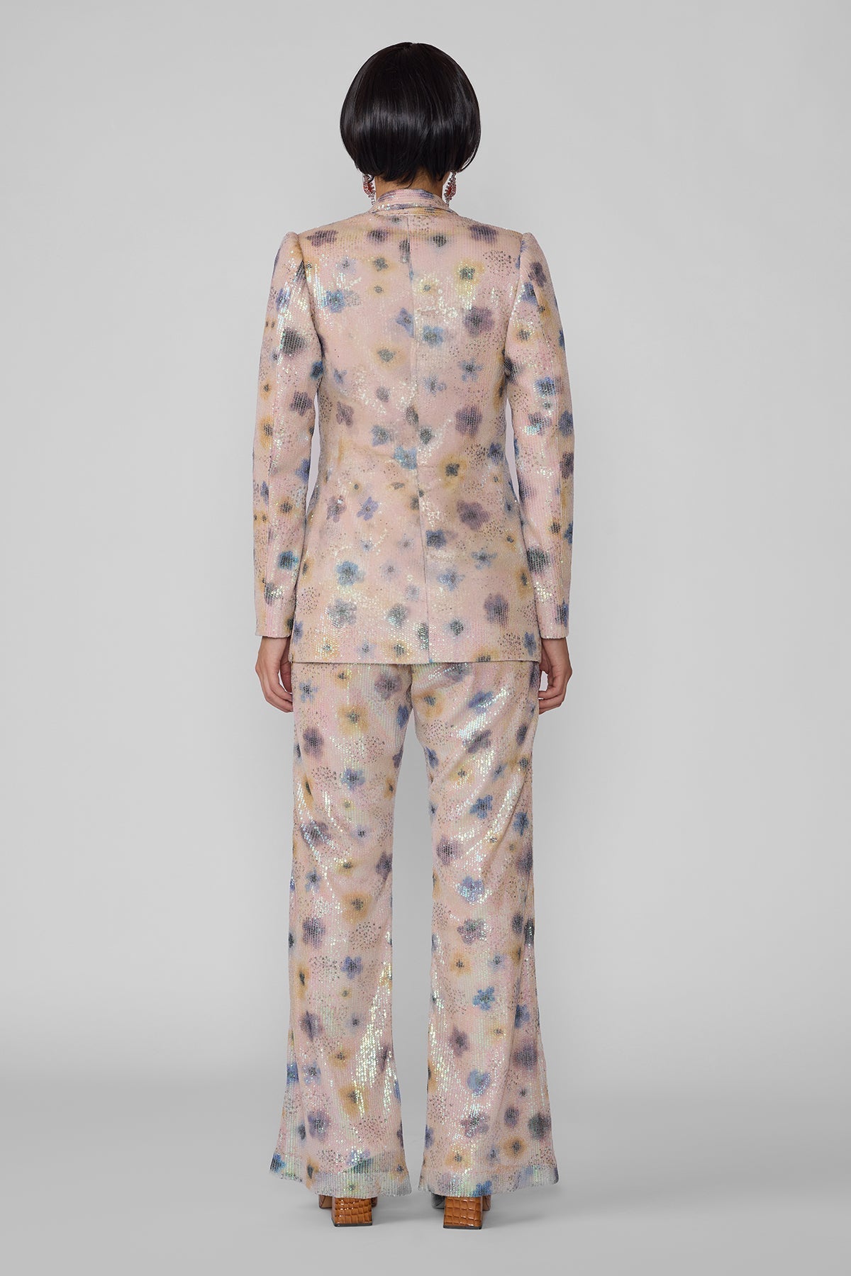 Arian - Ivory Tulle Net Pantsuit-RTS