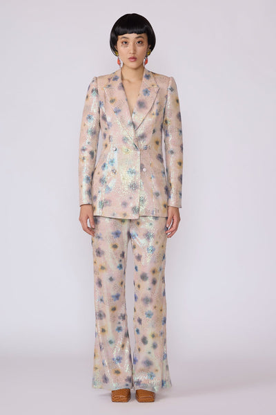 Arian - Ivory Tulle Net Pantsuit-RTS
