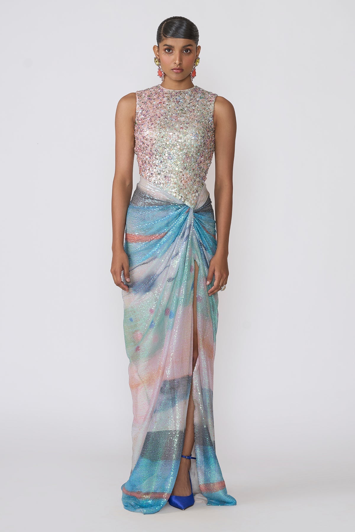Aura - Aurora Sequin Tulle Gown-RTS