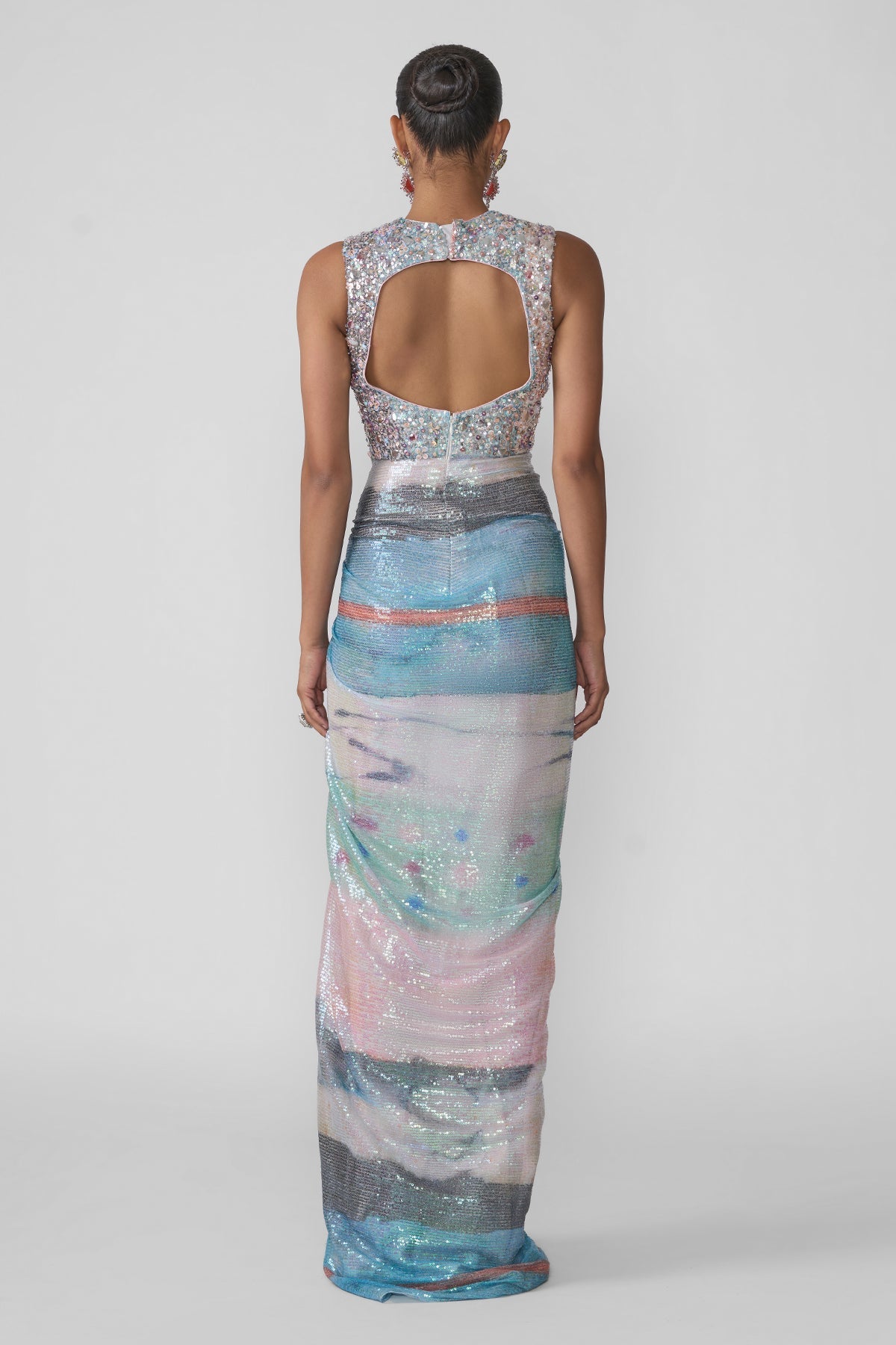 Aura - Aurora Sequin Tulle Gown-RTS