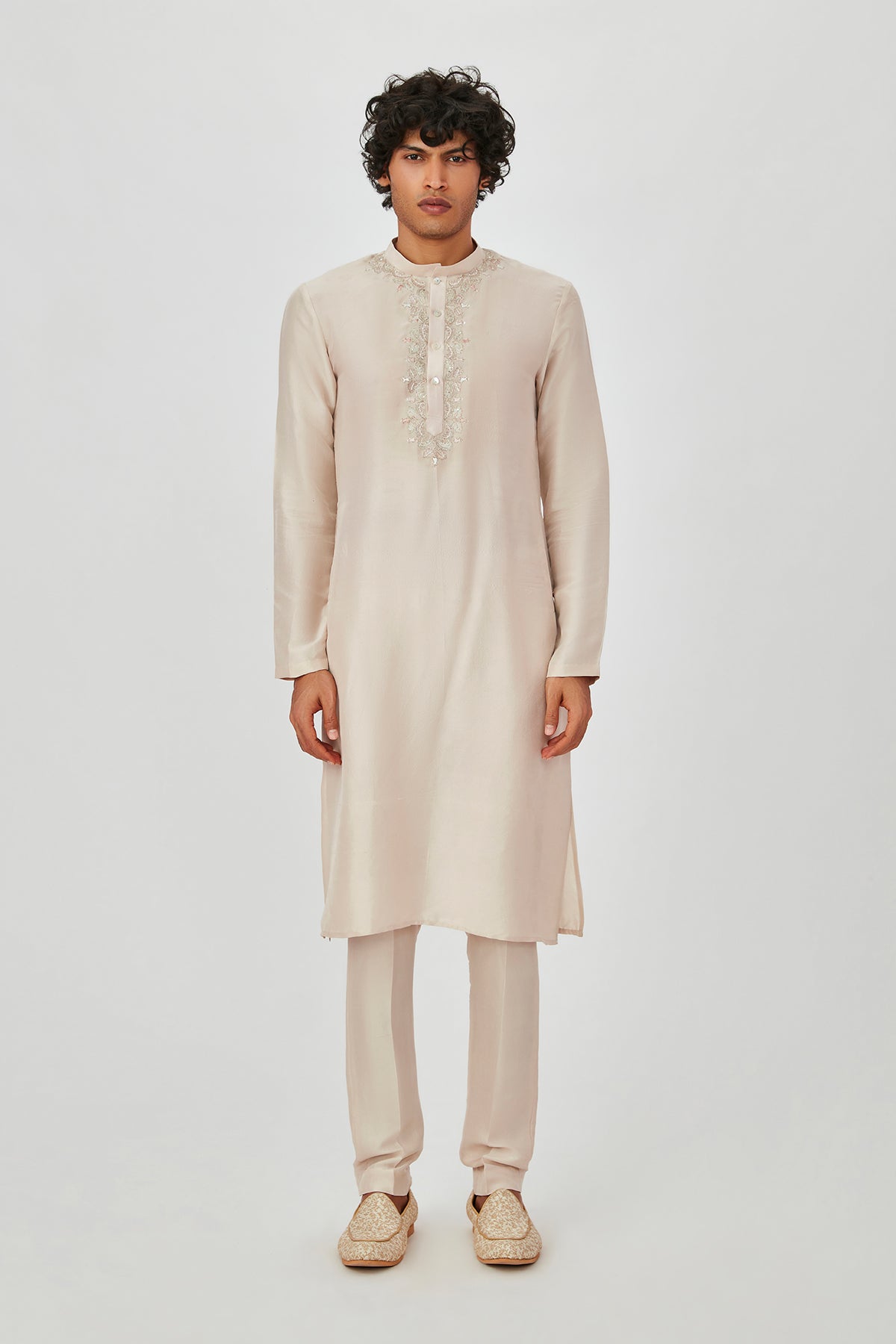 Ramin - Almond Raw Silk Bundi-RTS