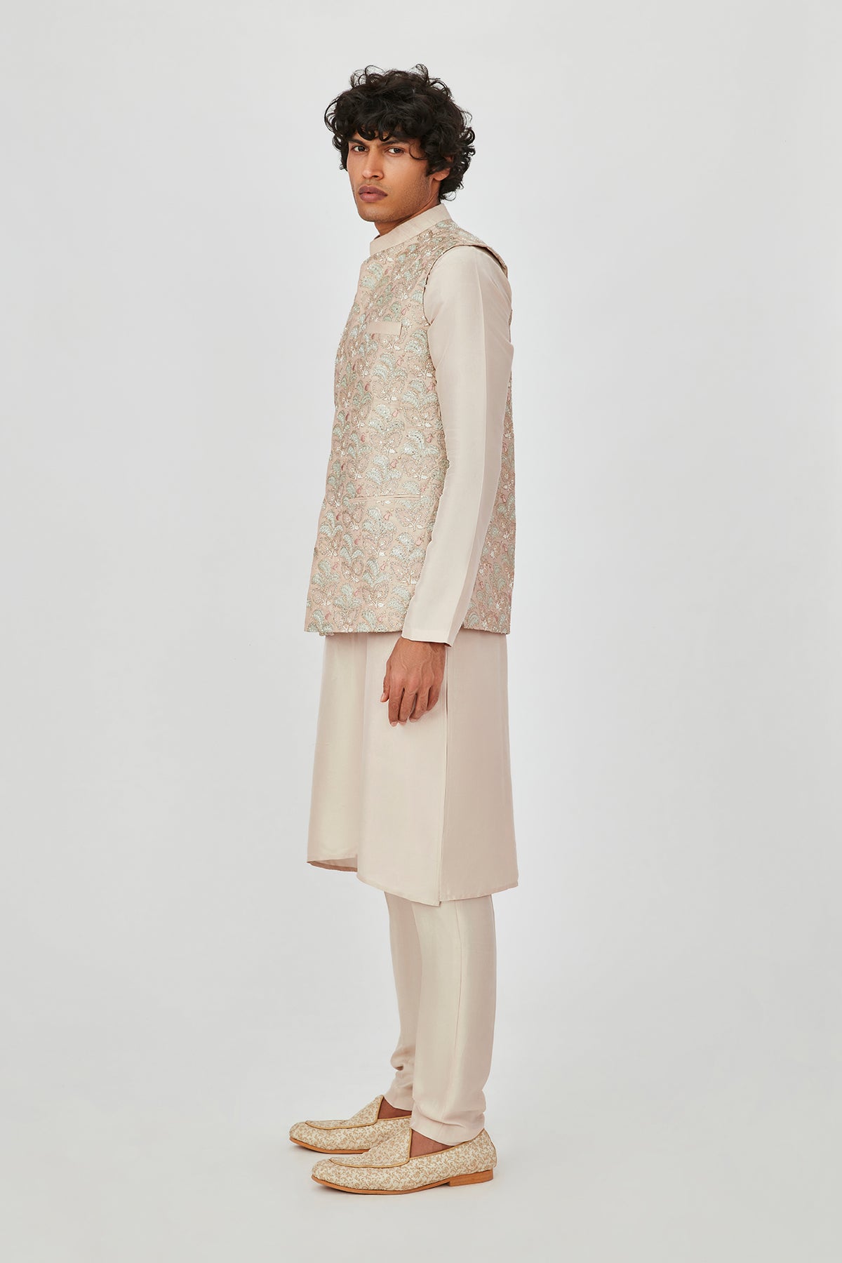 Ramin - Almond Raw Silk Bundi-RTS
