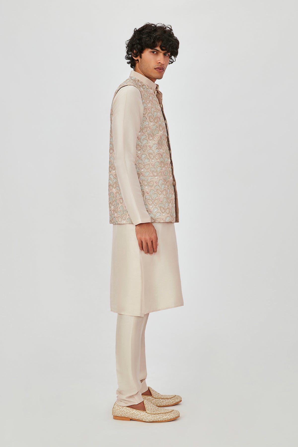 Ramin - Almond Raw Silk Bundi-RTS
