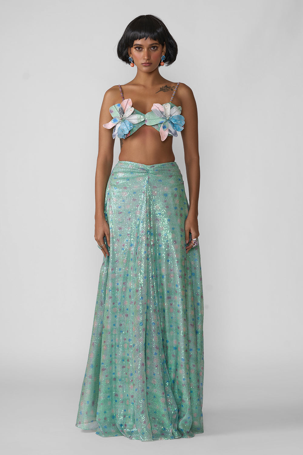 Oceana - Aquamarine Sequin Tulle Set