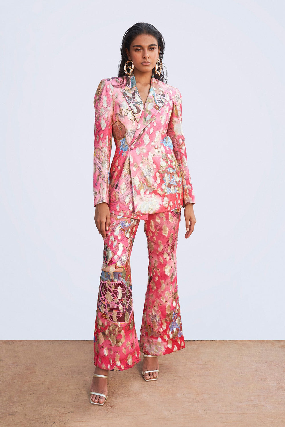 Coastal - Cadence Magenta Lurex Pantsuit
