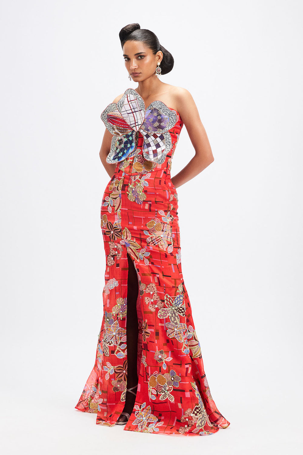 Pervenche - Coral Organza Set