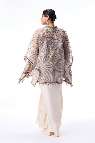 Lumibloom - ivory tulle & dupion silk set