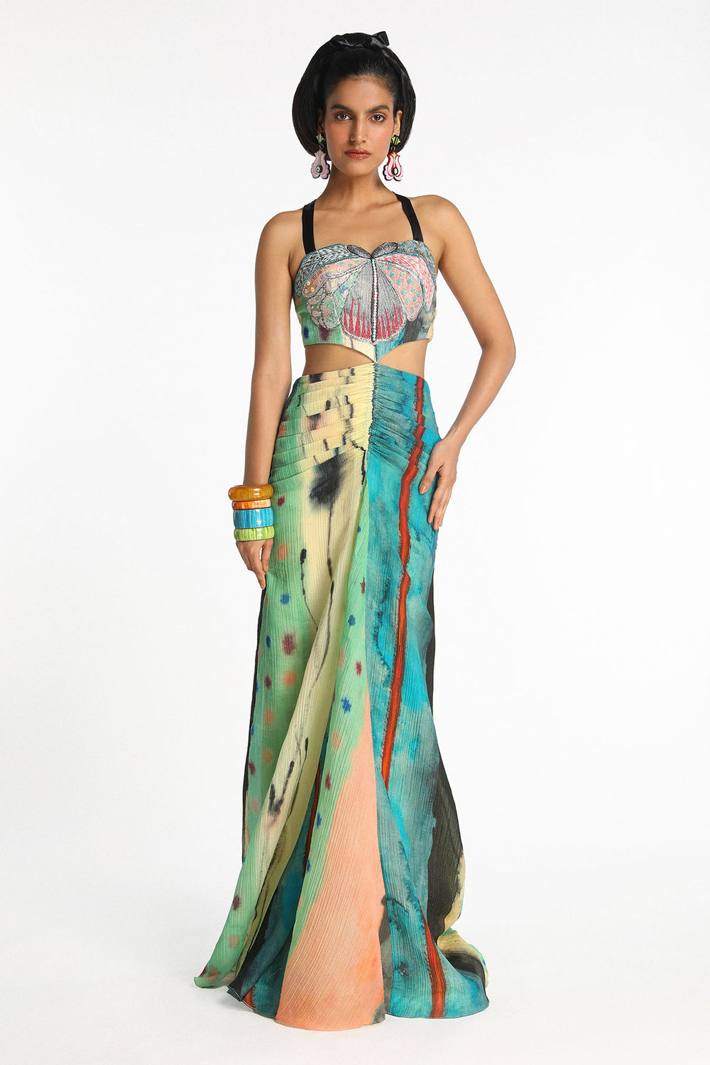 Nyxen – Sweetheart Neckline Aurora Cupro Gown