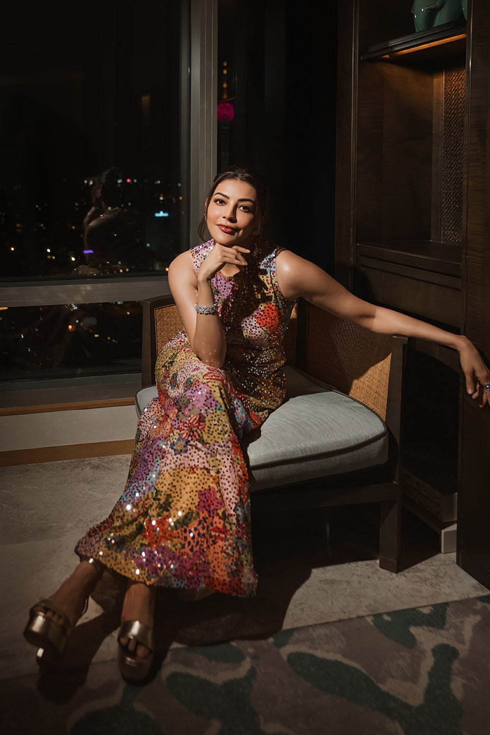 kajal aggarwal in aisharao gown