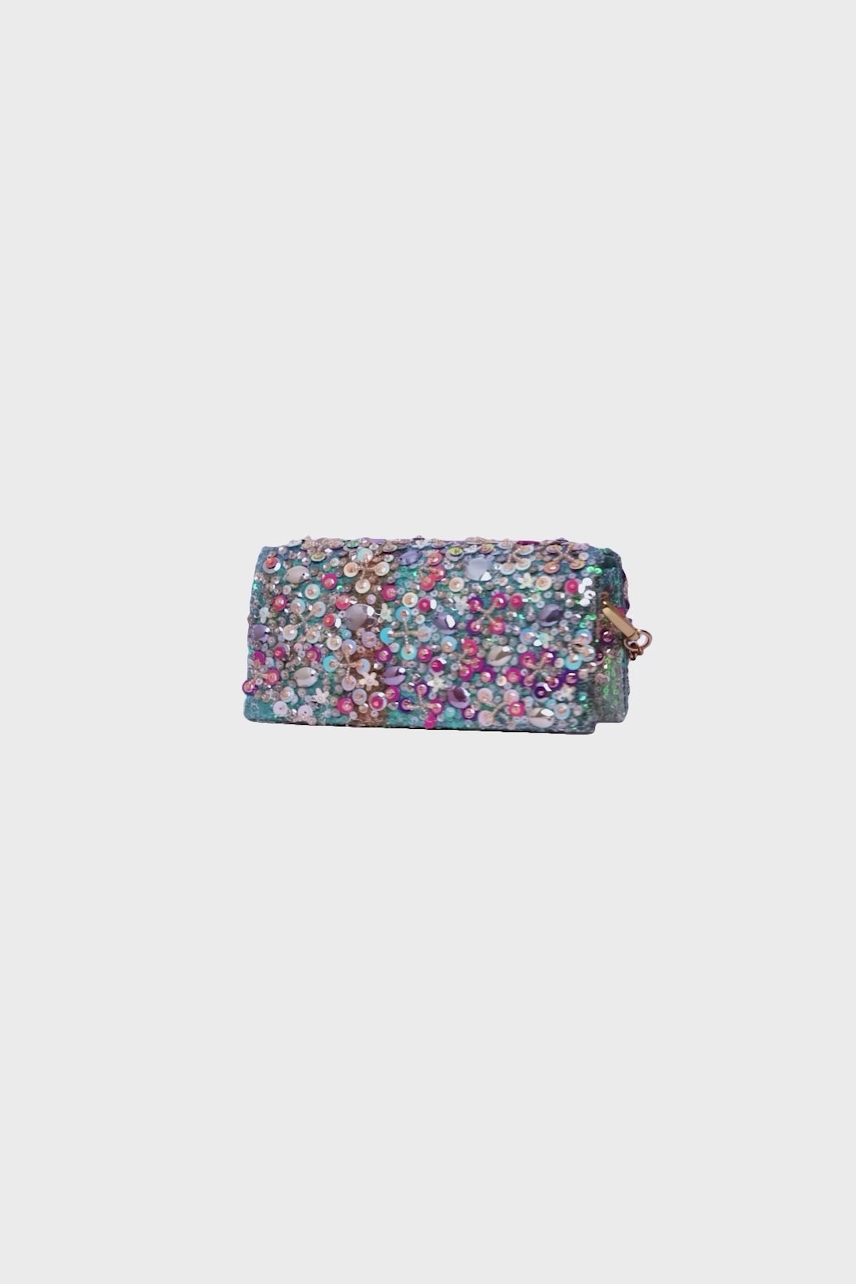 Cosmos - Aurora Sequin Tulle Baguett Bag