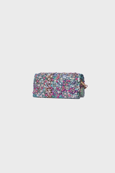 Cosmos - Aurora Sequin Tulle Baguett Bag