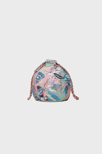 Lavia - Aurora Garden Canvas Bucket Bag