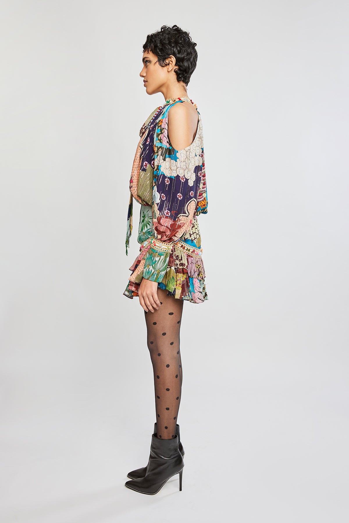 Fabric pattern and stitching visible.